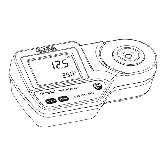 PEWA K&S HANNA instruments HI 96801 Instruction Manual