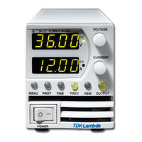 TDK-Lambda Z20-10 User Manual