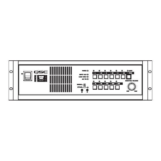 QSC DCM 10 User Manual