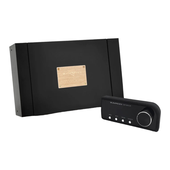 zapco DSP-Z8 IV Installation And Quick Start Manual