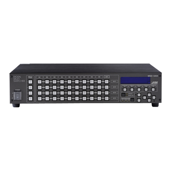 IDK MSD-5404 User Manual