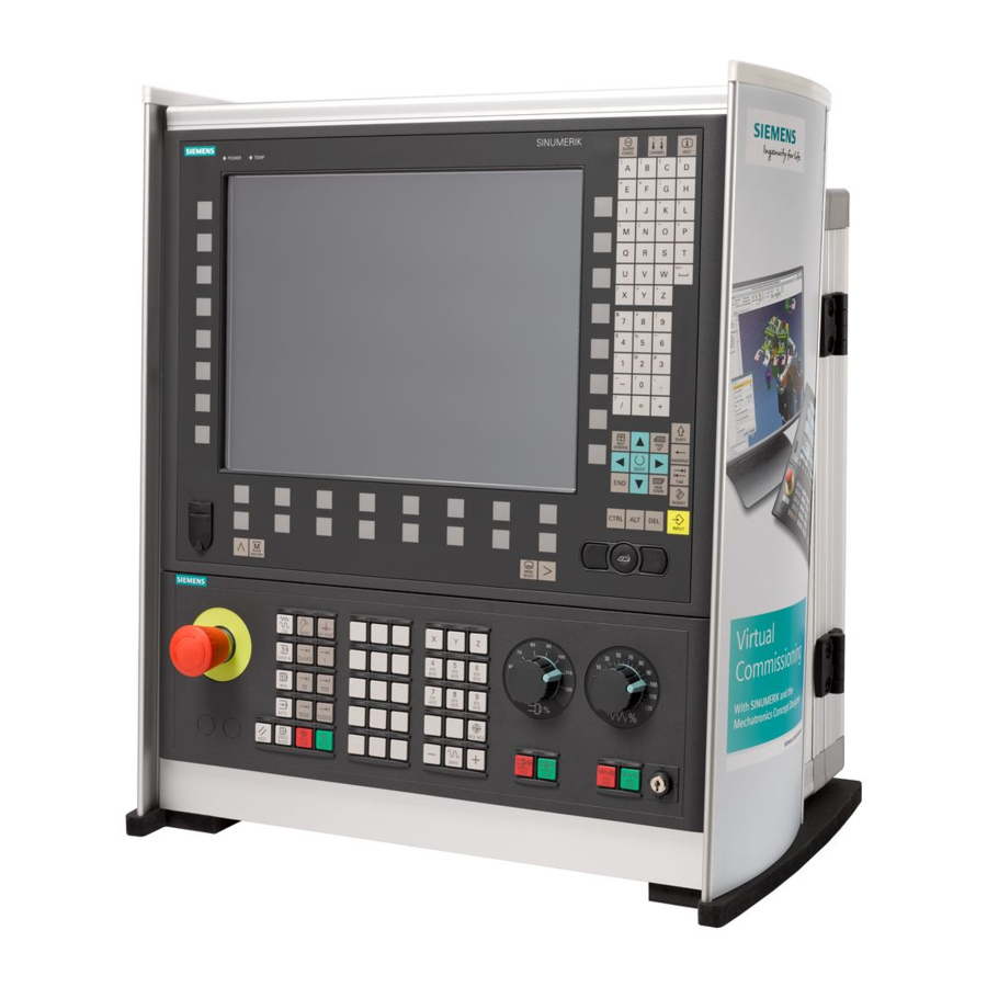Siemens SINUMERIK 840D sl Equipment Manual