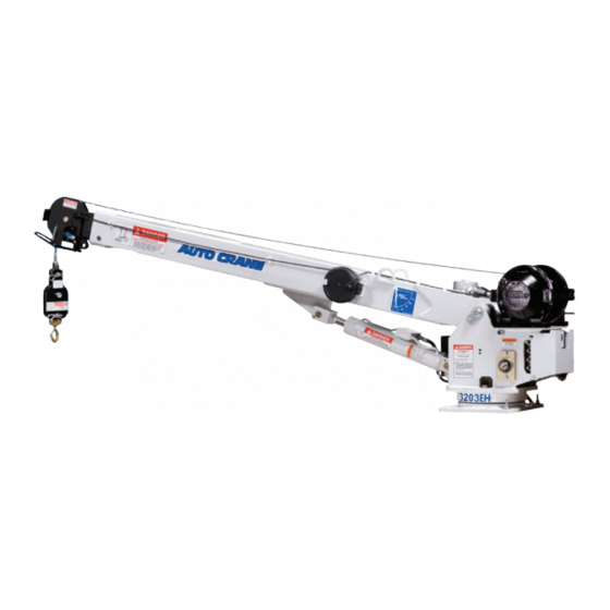 Auto Crane 3203EH Owner's Manual