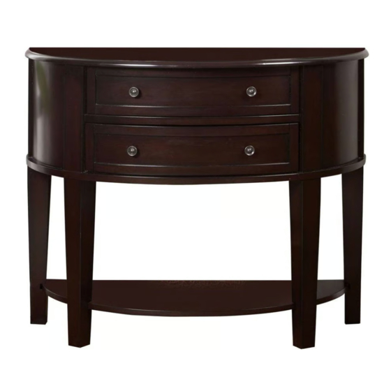Furniture of America Chanti CM-AC211 Assembly Instructions Manual