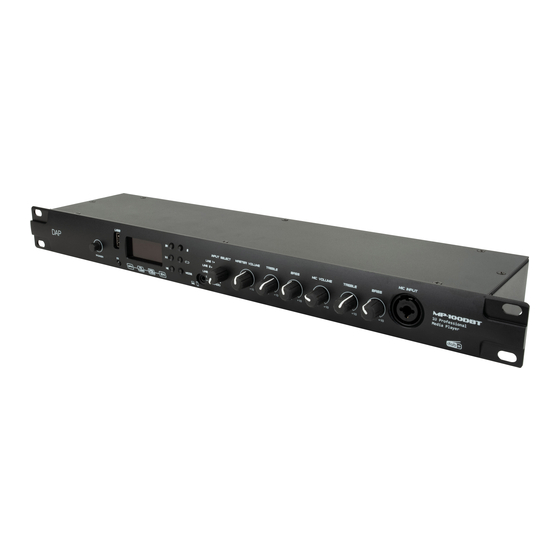 DAPAudio MP-100DBT User Manual
