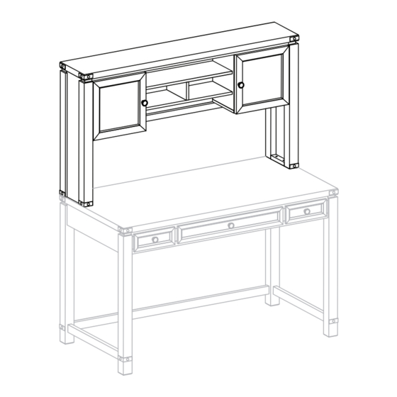 OSP Home Furnishings BATON RAUGE HUTCH BTH2937 Assembly Instructions