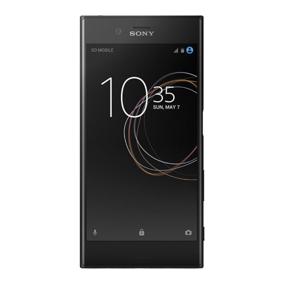 Sony Xperia XZs Unlocked Smartphone Manuals