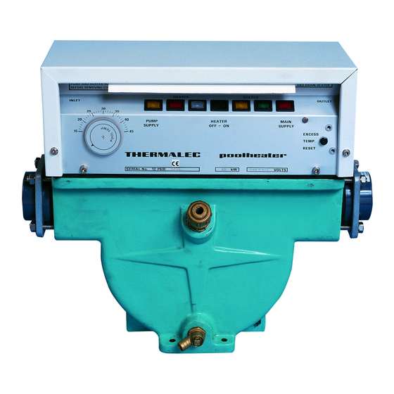 Thermalec ZENITH RANGE 96kW Instruction Manual