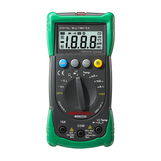 Mastech MS8233E User Manual