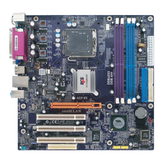 ECS Elitegroup P4M8OOPRO User Manual