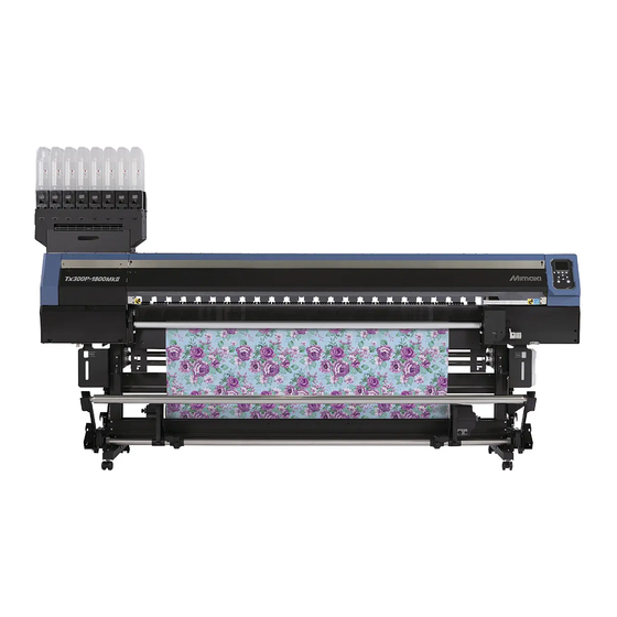 MIMAKI tx300p Operation Manual