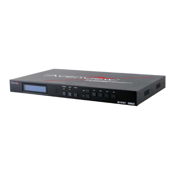 Avenview SW-HBT4K-C6-4X4E Quick Start Manual