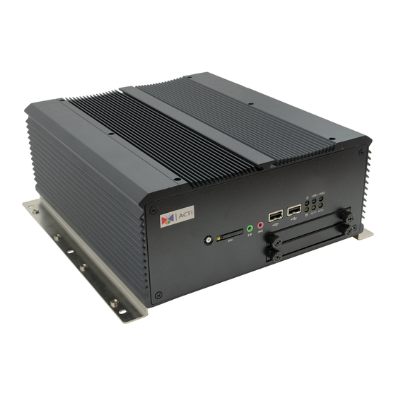 ACTi MNR-310 System Administrator Manual