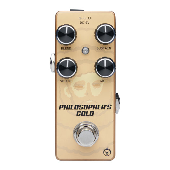 pigtronix PHILOSOPHER'S GOLD User Manual