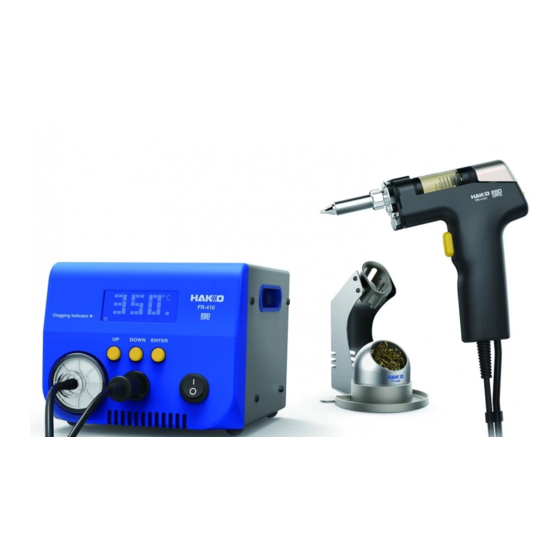 Hakko Electronics FR-4104 Instruction Manual