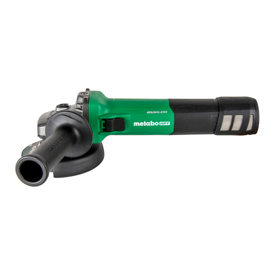 Metabo HPT G 12VE Safety Instructions And Instruction Manual