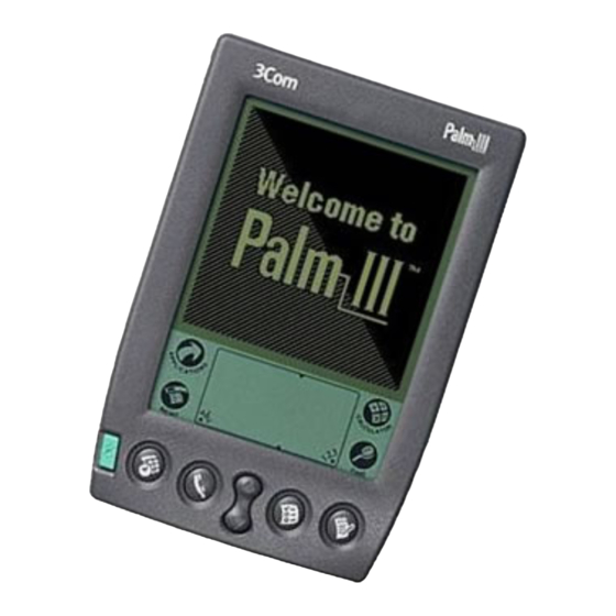 Palm III Series Getting Started