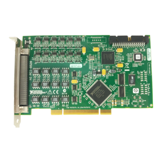 National Instruments PCI-6528 Manual