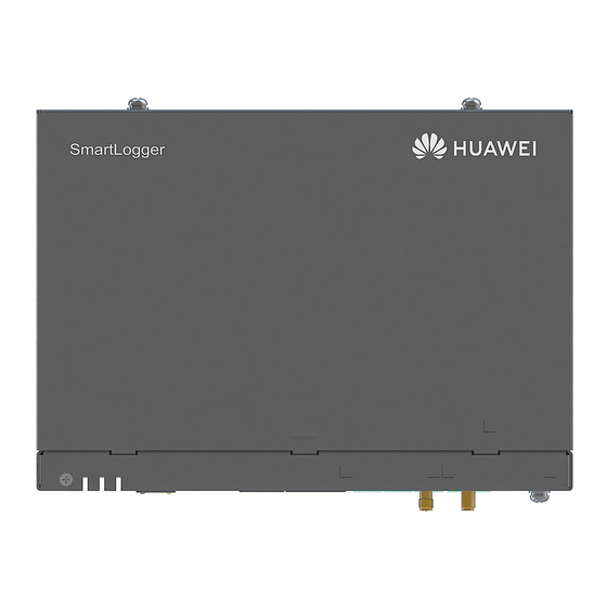 Huawei SmartLogger3000 Configuration Manual