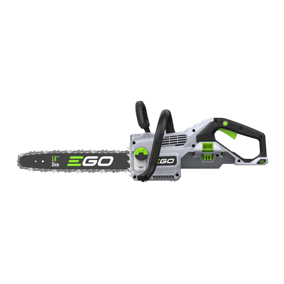 Ego Power+ CS1410E Original Instructions Manual