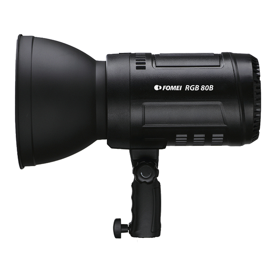 Fomei LED RGB 80B User Manual