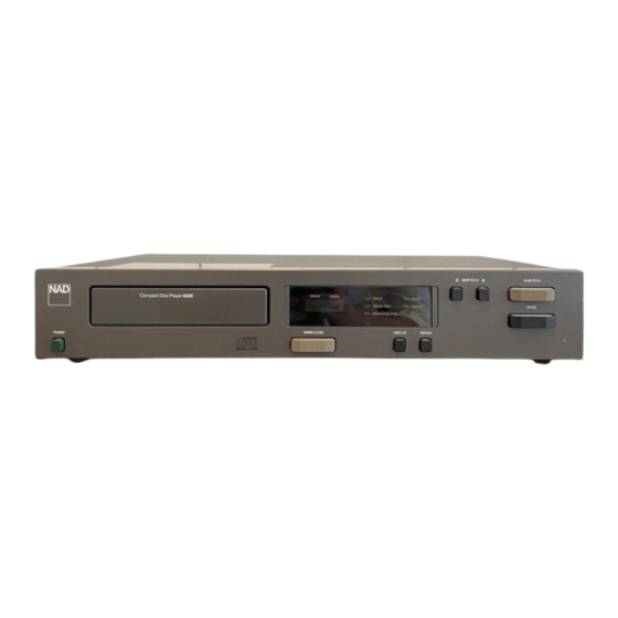 NAD 5330 Instructions For Installation And Operation Manual