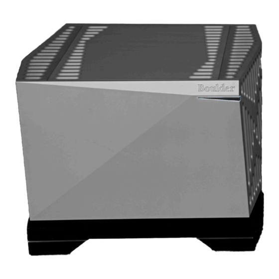 Boulder 3050 Owner's Manual
