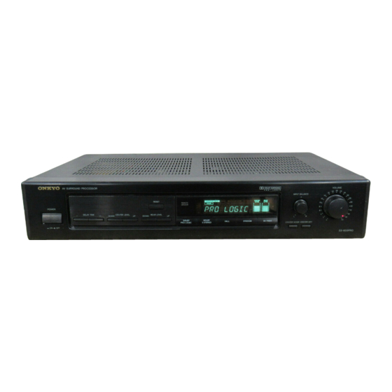 Onkyo ES-600PRO Service Manual