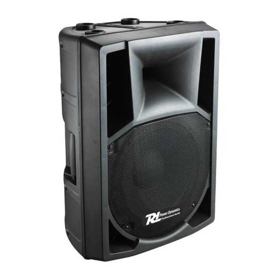 Power Dynamics 178.843 PD-12A MP3 12Inch Instruction Manual
