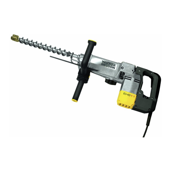 Wacker Neuson EHB 11 BL Operator's Manual