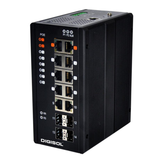 User Manuals: Digisol DG-IS4512HP Ethernet Switch