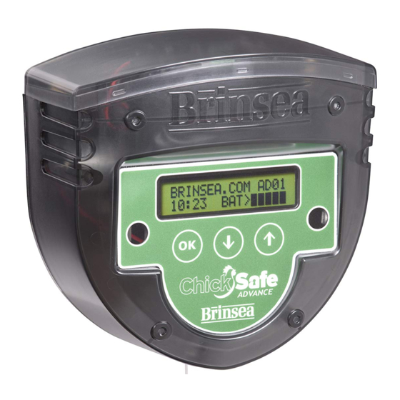 Brinsea ChickSafe Advance Installation And Operating Instructions Manual