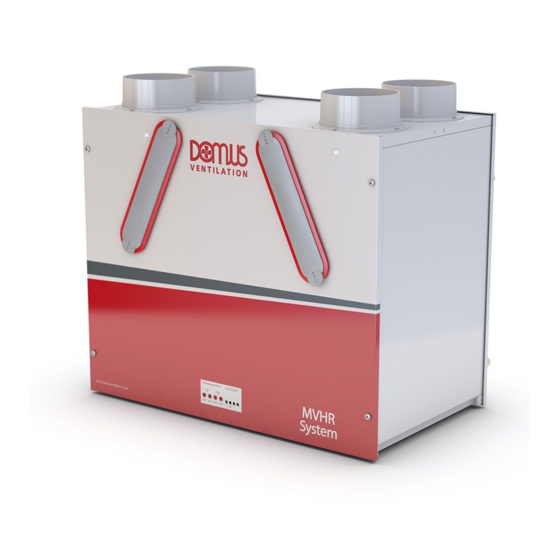 Domus Ventilation HRXE Installation Instructions Manual