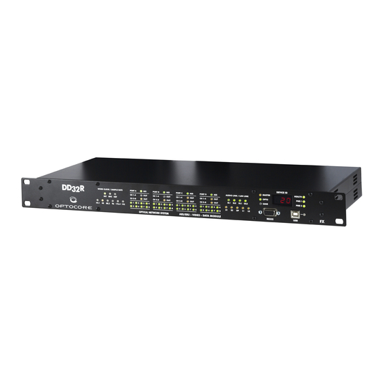 Optocore DD32R-FX Operating Manual