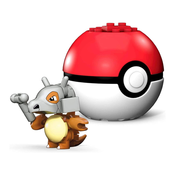 Mega Construx POKEMON WONDER BUILDERS CUBONE GKY73 Manual
