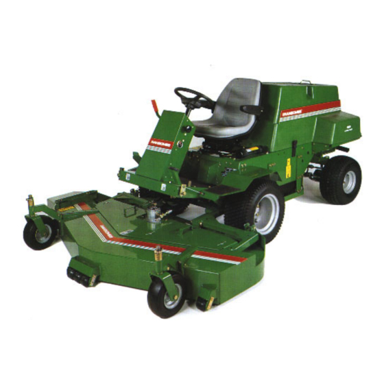 Textron RANSOMES FRONT-LINE 933 Operator Instructions Manual