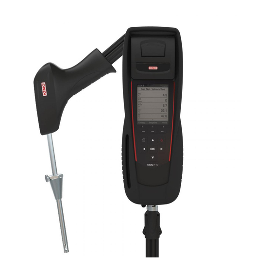 Kimo KIGAZ 110 User Manual
