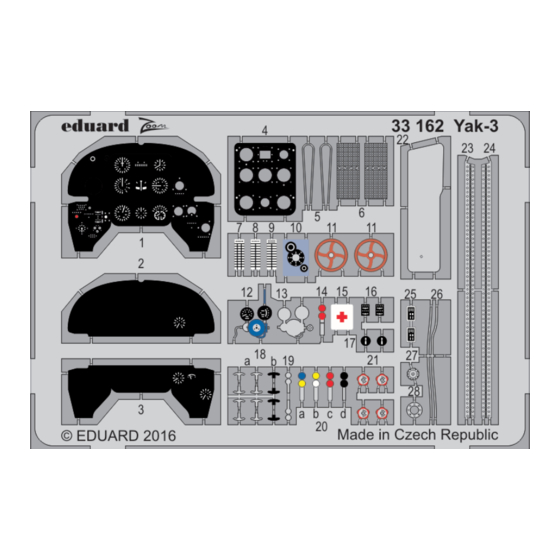 Eduard Zoom Yak-3 Quick Start Manual