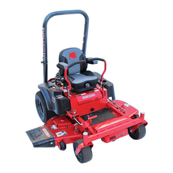 Bush Hog HDE-3 Series Operator's Manual