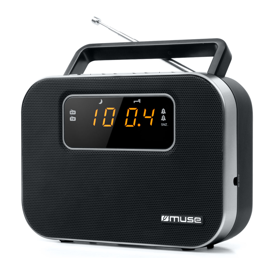 Muse M-081 R, M-081 RW - Portable Radio PLL Manual