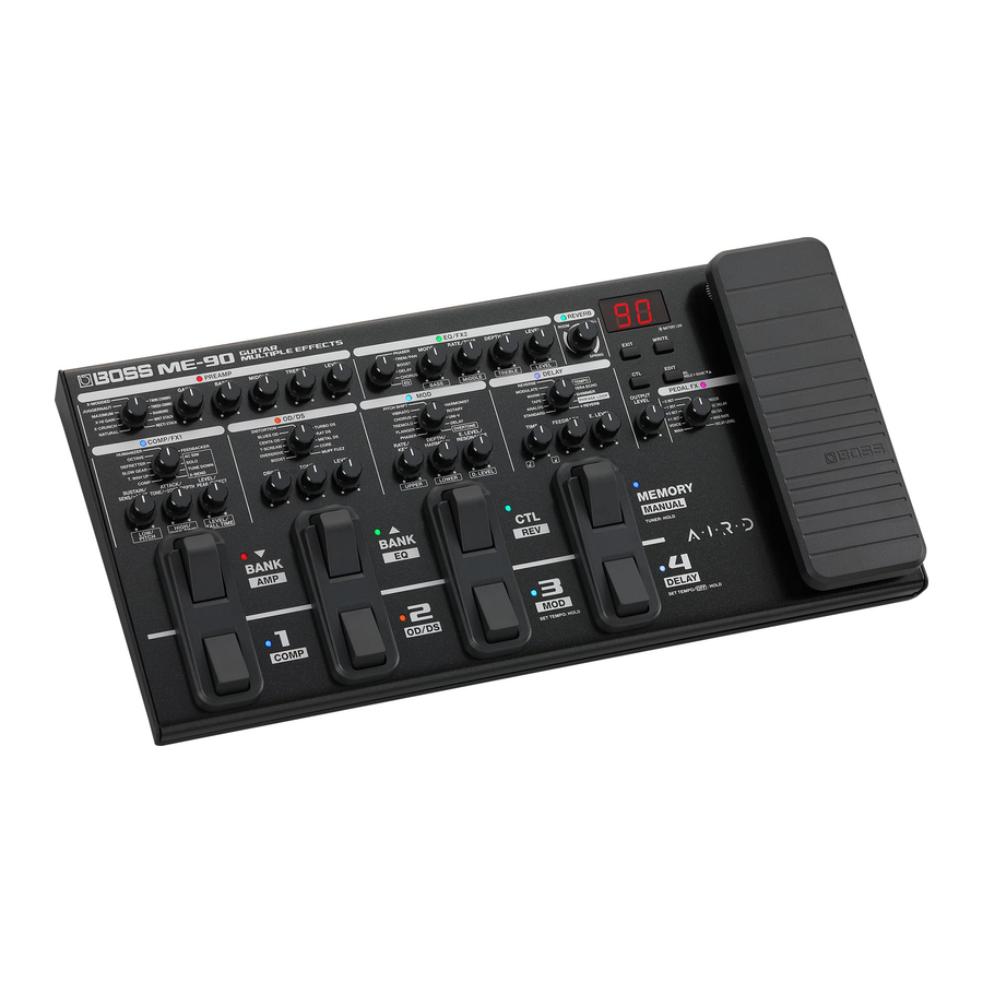 BOSS ME-90 Manual
