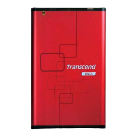Transcend StoreJet 2.5 User Manual