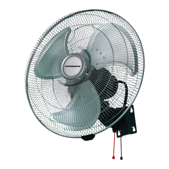 DYNABREEZE FA-23181 User Manual & Warranty