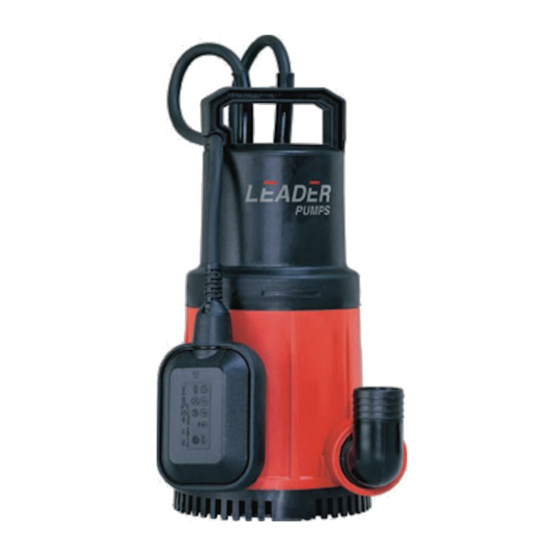 DWT DAB LEADER ECOSUB Series Instruction For Installation And Maintenance