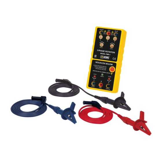 AEMC instruments PMR-1 User Manual
