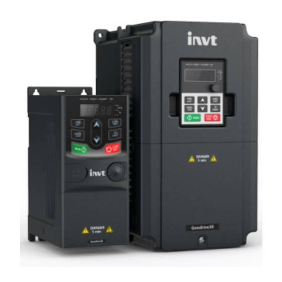 INVT Goodrive30 VFD Series Operation Manual
