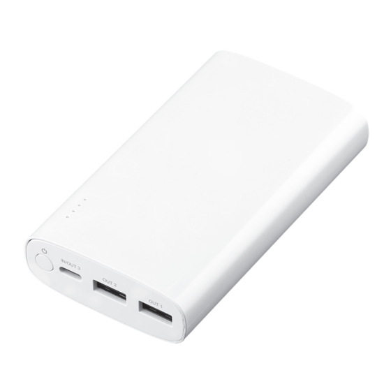 Sandstrom S6P10CW19 USB C Powerbank Manuals