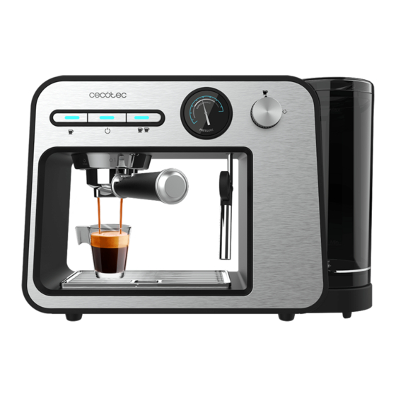 cecotec POWER ESPRESSO 20 SQUARE PRO Instruction Manual