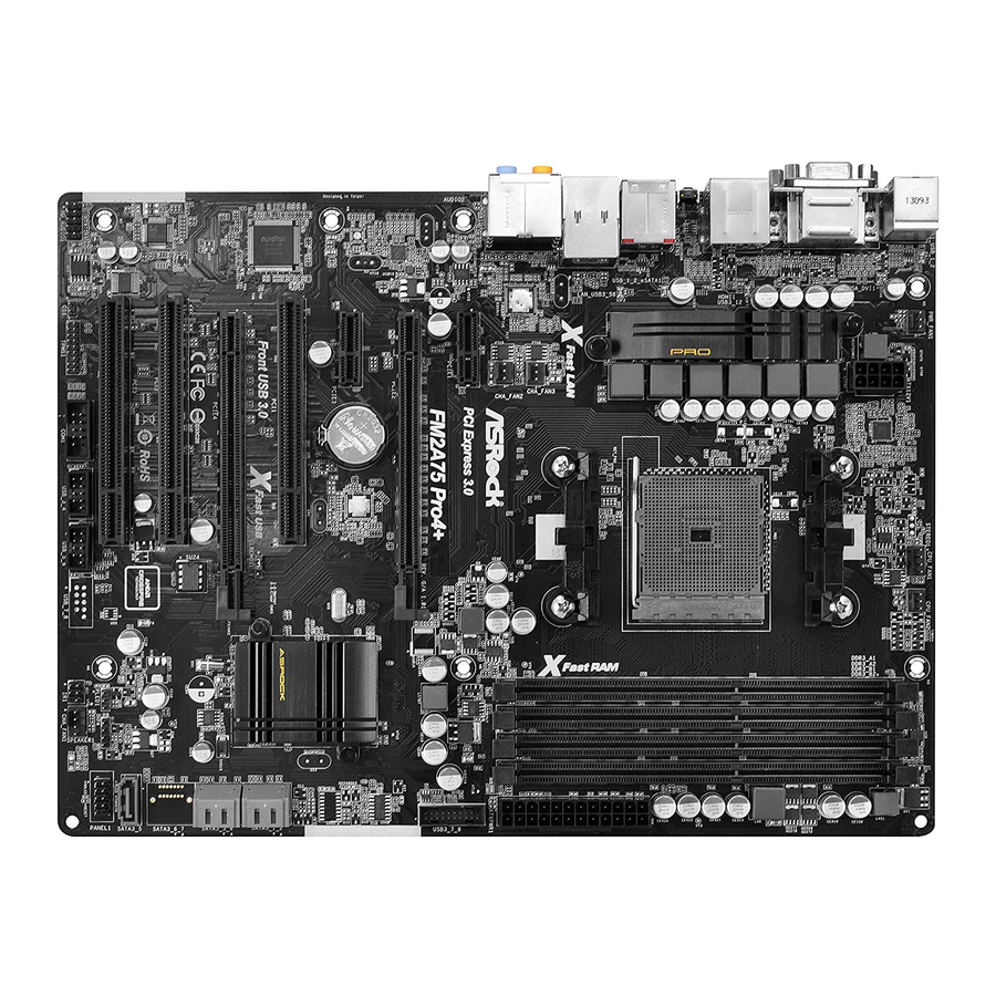ASROCK FM2A75 Pro4-M User Manual