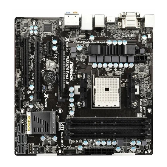 ASROCK FM2A75 Pro4-M User Manual